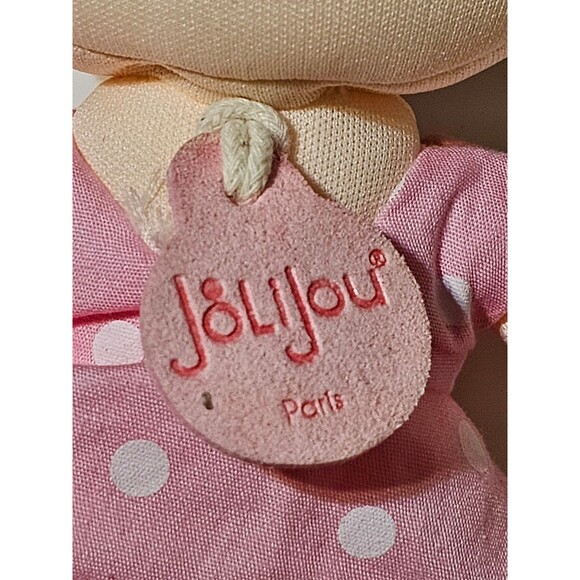 Jolijou Doudou et Compagnie Paris Little Miss Mille Bonbon Doll Pink Dress 7.5" - Picture 4 of 10
